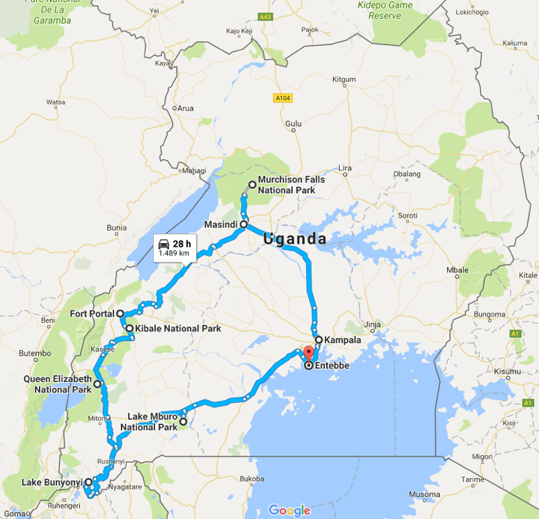 Safaritour Ouganda Fiets- en Safaritour